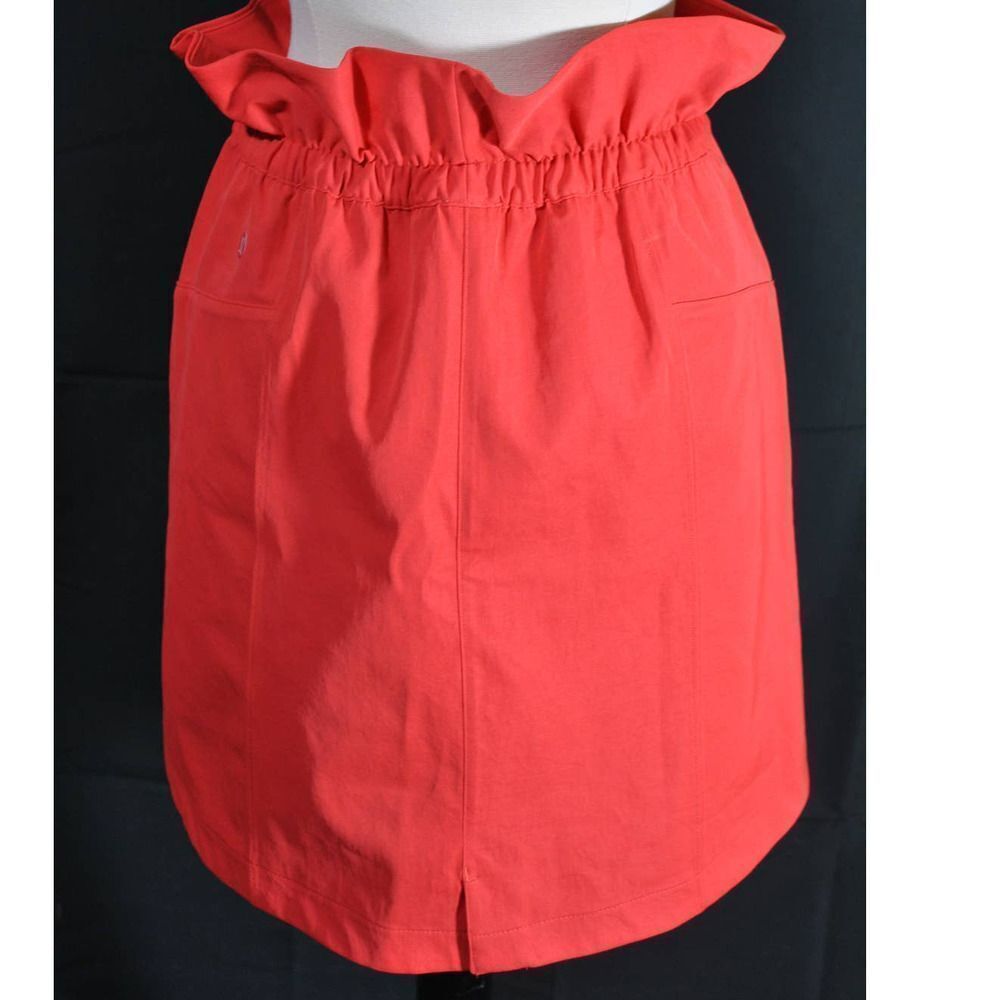 Lululemon Orange scrunch waist skirt - 4 - Picture 3 of 5